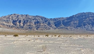 Last Chance Mountains from the Eureka Dunes, Death Valley National Park