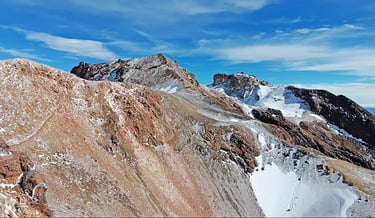 Summit of Iztacchuatl Seen from Las Rodillas, Izta-Popo Zoquiapan National Park, Mexico