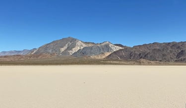Cottonwood Mountains from Racetrack Playa, Death Valley National Park, California