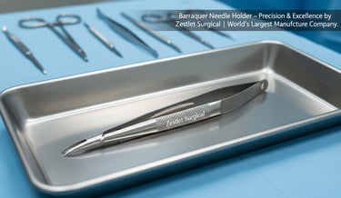 Portaagujas Barraquer: Precisión, durabilidad y excelencia microquirúrgica de Zestlet Surgical | La