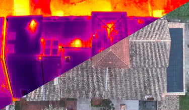 Inspection thermographique toiture