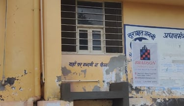 Newly built Primary Health Centre in Ajmer.