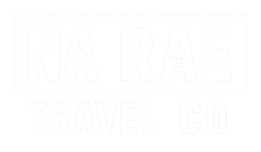 a neon sign that says travel co