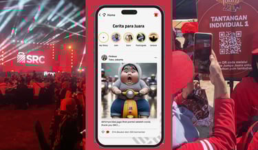 SRC Jumpa Juara massive festival gamification using digital passport for thousands of visitors