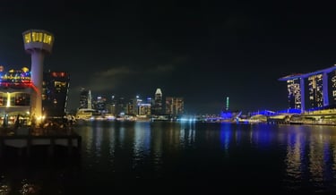 Singapour photo de nuit