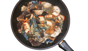 champignons poêlés