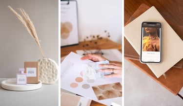 Nayda Aristud is a brand designer for startups and small businesses. See brand identity and logo 