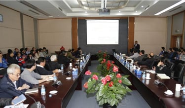 This is a training session on semiconductors by Patrick Cyril Fernandezin China
