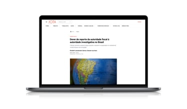 Imagem de comutador com o site sobre dever de reporte OES Advogados