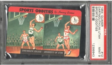 1954 Quaker Oats Sports Cards Oddities
