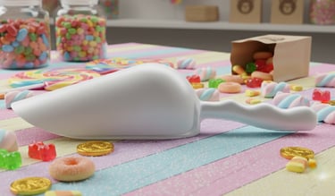 Sessola HACCP per confetteria. Perfetta per il prelievo igienico di caramelle e dolciumi in negozio.