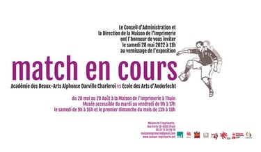 exposition Match en cours au musée de l'imprimerie