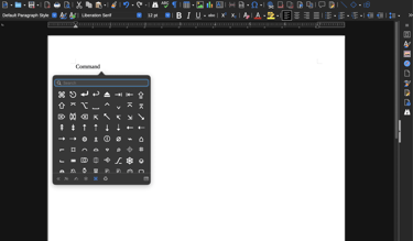 image of symbols on macOS