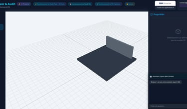 application IFC viewer et audit flash IA pour le BIM au luxembourg