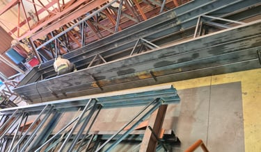 Estrutura para reforço estrutural de transportadora de correia