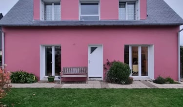 Ravalement de façade réalisé dans le quartier de Kervent à Saint-Pol-de-Léon 