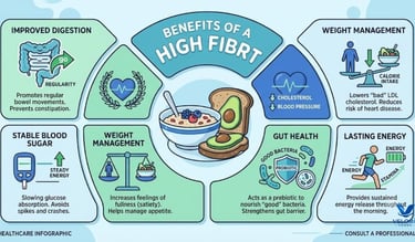 Why a high fibre breakfast is good for digestion and heart health.