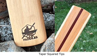 example of taper square paddle tips