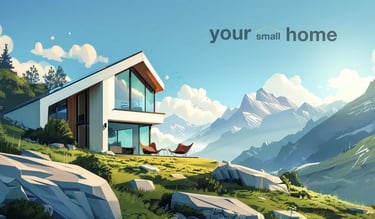 small home with a view