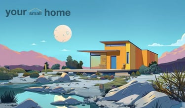 small home with a view