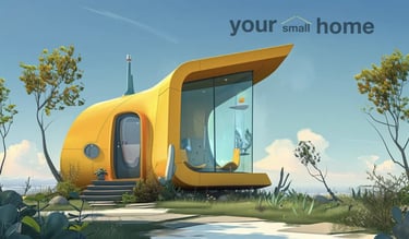 futuristic small cabin
