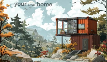 two storey container home