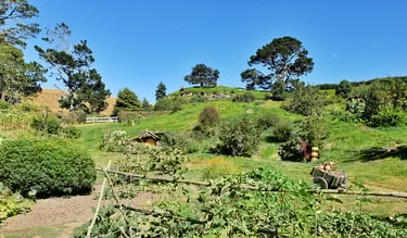 Welcome to The Shire in Hobbiton, in New Zealand