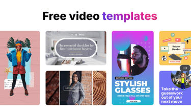 Free Video templates images