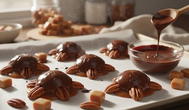 Easy Chocolate Turtle candy