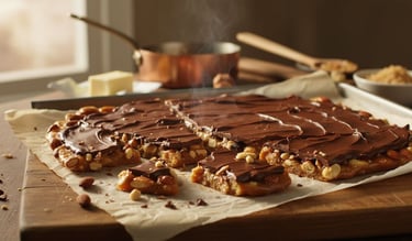 English Toffee with Chocolate