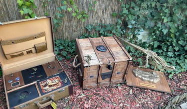 escape box dinosaure