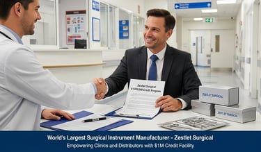 Zestlet Surgical lanceert een kredietprogramma van $ 1 miljoen voor klinieken, distributeurs en ziek