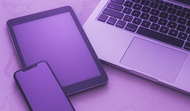 Teléfono, tablet y notebook para acceso multiplataforma