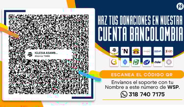 Cuentas bancaria Iglesia Vida Nueva