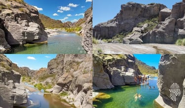 Trekking Pozones Mágicos en San Rafael, Mendoza