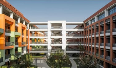 imagem ilustrativa de uma faculdade de Educação financeira.