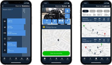 Motogadget mo.ride - aplikacja mobilna do obsługi cyfrowej jednostki sterującej mo.unit blue