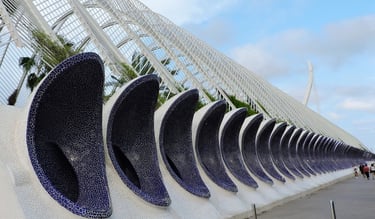 parte de la estructura del Umbracle.