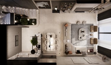 Villa T Antalya bodrum kat planı-La Féra Interior Design