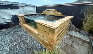 Sleeper Pond and Oak wood tops