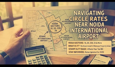 circle rate of yeida sectors near noida international airport