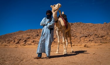 treeking in chigaga desert with nomads guided