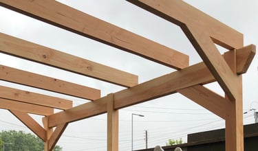 pergola en bois de Douglas