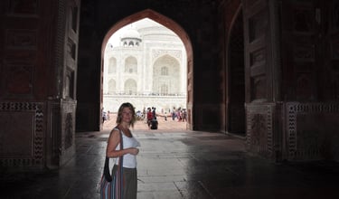 from the Mehmaan Khana, Taj mahal, Agra, Utter Pradesh, India