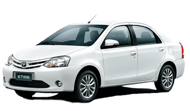 Spacious prime sedan cab – Etios, Maruti Ciaz, or Honda City for long trips