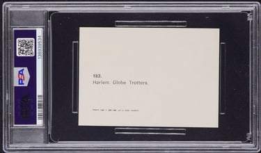 1968 Olimpicos Difusora De Cultura #183 Harlem Globetrotters Basketball Card (back)