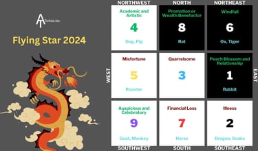 Flying Star Chart 2024