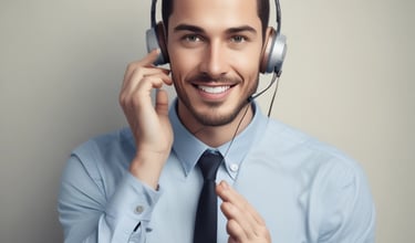 A data center with rows of servers in racks, featuring various network and power connections. Orange and black cables are visible, alongside multiple server units with indicator lights. The environment appears organized with subdued lighting.
