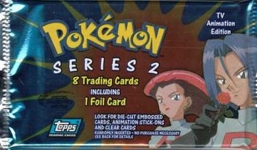 booster pack Topps Pokémon series 2 US Jesse et James