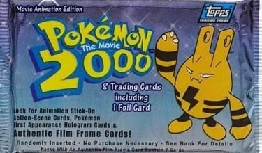 Booster pack Topps Pokémon The Movie 2000 Elekid